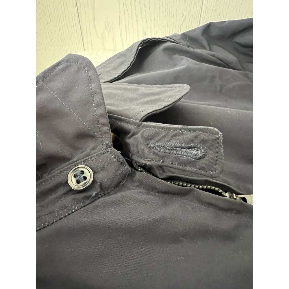 Vtg 70s US Air Force Jacket 42XL Blue Poplin Zip Up Military USN USAF Bomber - Picture 11 of 15